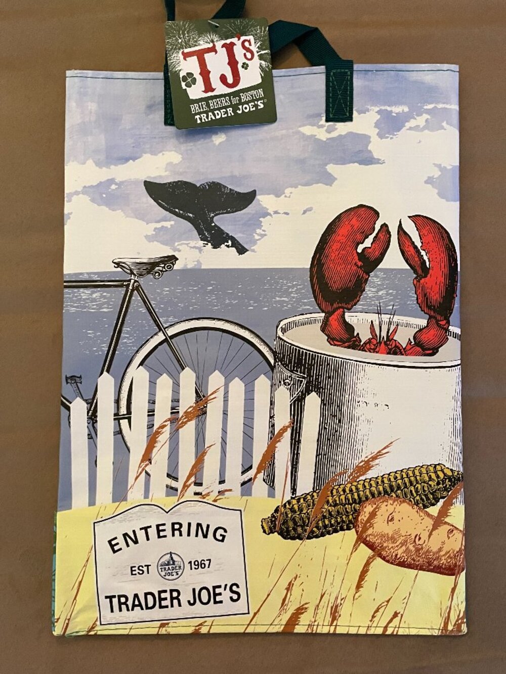 Trader Joe's TJs LIMITED EDITION Tote - BOSTON MA State Bag